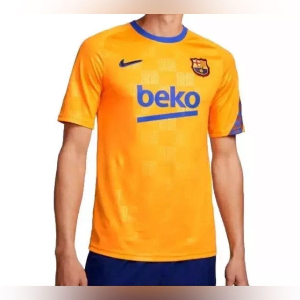 Nike FC Barcelona 2021 Pre-Match Warmup Jersey DH7688-837 Men’s Size XL